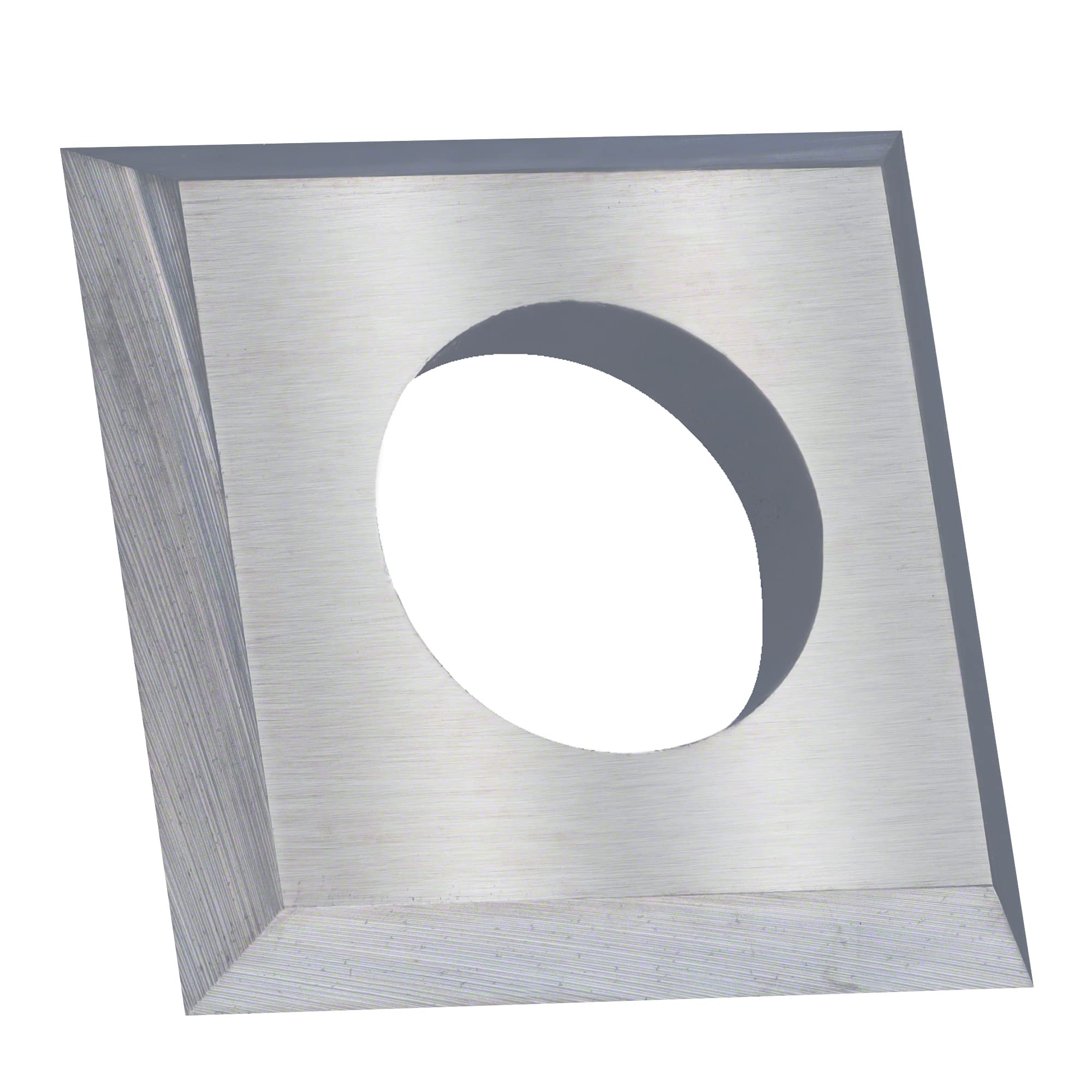 Placas reversibles cuadradas, 10,5 x 10,5 x 1,5 mm, 35°, 10 unidades, cuchillas reversibles para madera dura, madera blanda y plástico | Cuchilla de repuesto para precortadora, fresadora de pintura,
