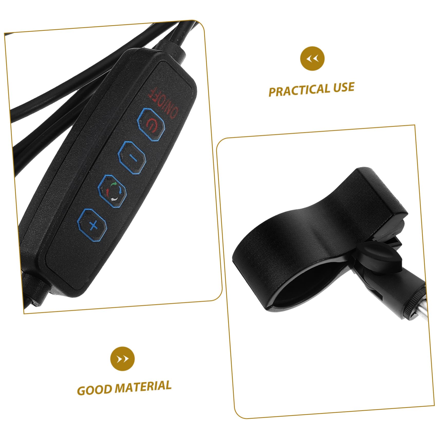 Rgb Mikrofonarmstativ mit Tischhalterung, 1 Satz, Schwarz