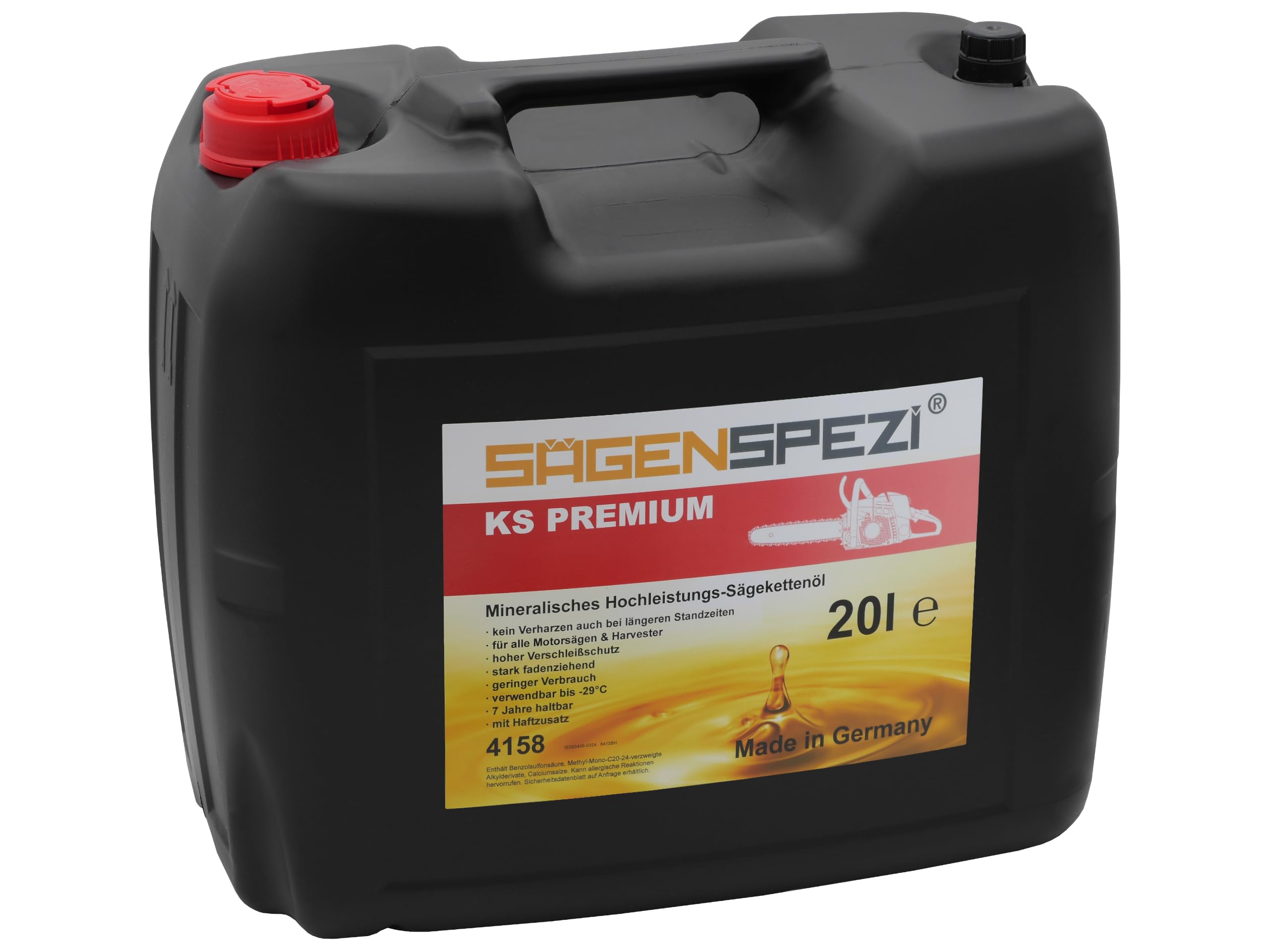 20 litros kettenöl Mineral, Aceite para Motosierra Cadena