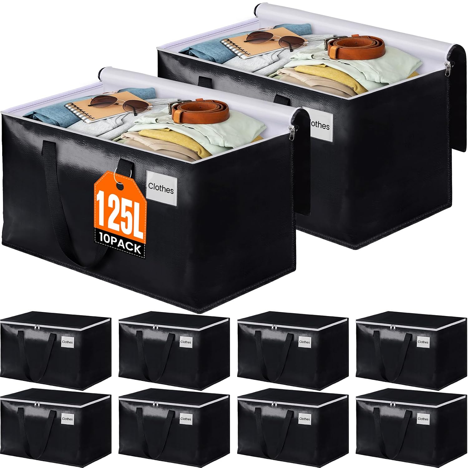 BlissTotes Heavy Duty Moving Bags with Zippers - Image 9