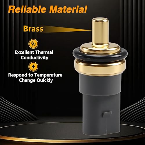 Miniatura 2 de Sensor de temperatura del agua del motor, interruptor térmico ECT compatible con Passat Jetta Golf Reemplazar # 06A919501A