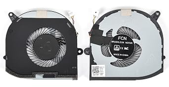 Replacement CPU w/GPU Cooling Fan for Dell XPS 15 9570 & XPS 15 7590, Precision 5530 5540 Series Laptop P/N: 008YY9 0TK9J1 TK9J1 08YY9