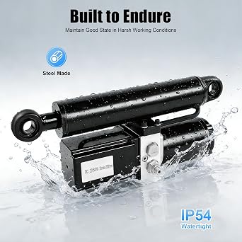 Electric Linear Actuator, Electric Hydraulic Actuator, Linear Actuator 4409 lbs Compatible with Dump Trailers, Lift Tables, Solar Tracking System, Wheelchair Lift