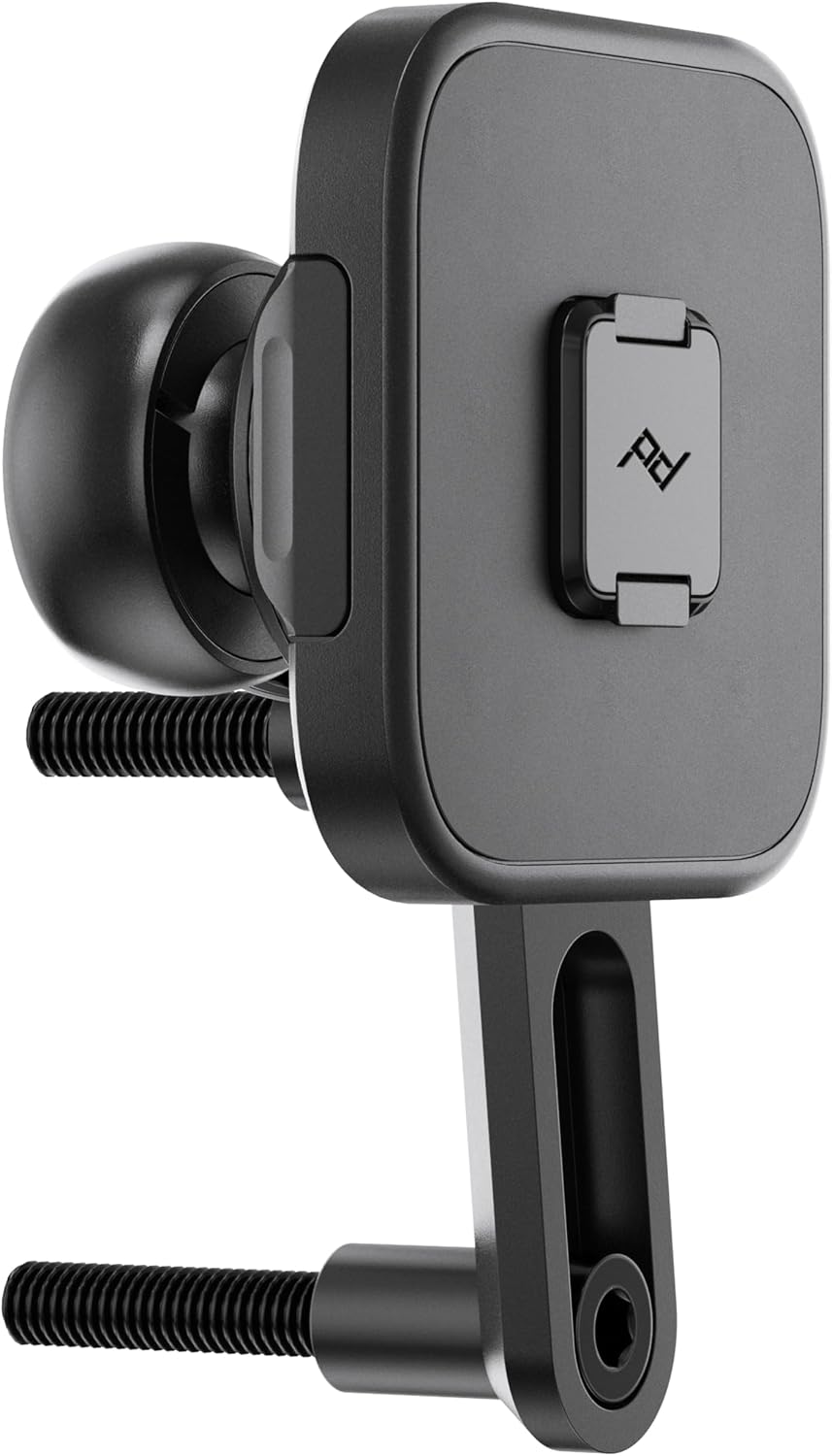 Peak Design Mobile Motorcycle Brake/Clutch Phone Mount, Non-Charging, SlimLink Mounting Technology, Rigid Arm, Fits a Variety of Brake and Clutch Perches, Vibration Isolator, Motorcycle Phone Mount