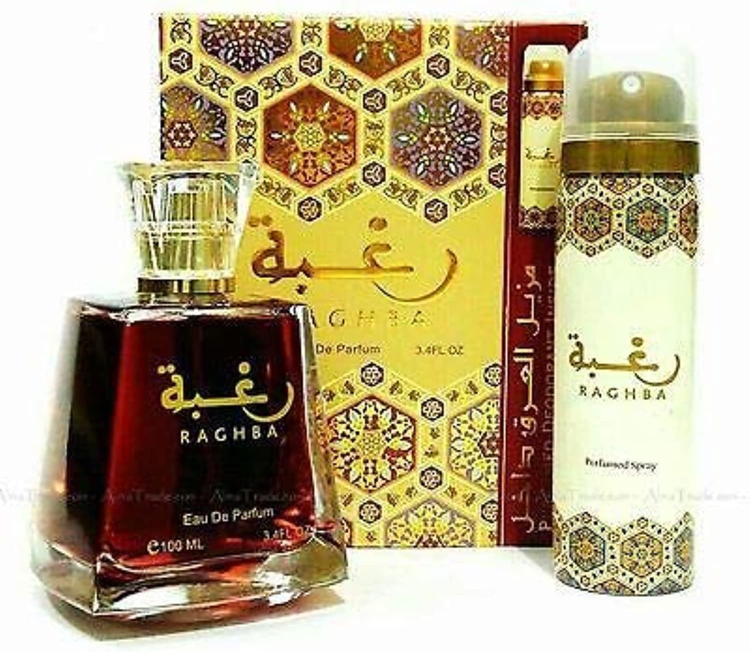 Raghba Unisex EDP-Eau De Parfum 100ml(3.4 oz) Perfumes