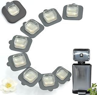 NewKe 8 Pack Deodorizer Pod Refills for Simplehuman Odorsorb Pod Holder | Trash Can Odor Eliminator Compatible with EKO Refresh Deodorizer Pod Holder, Plant-Based Fragrance Odor Control
