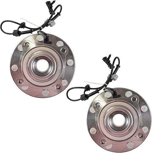 Vista 872 de TRQ Juego de 2 rodamientos y bujes de rueda trasera izquierda y derecha compatible con Ford Expedition 2007-2010 Lincoln Navigator 2007-2010