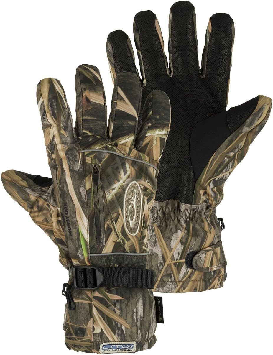 Drake Men's LST Refuge HS Gore-Tex Warm Waterproof Breathable Hunting Gloves Digitized Goatskin Leather Palm