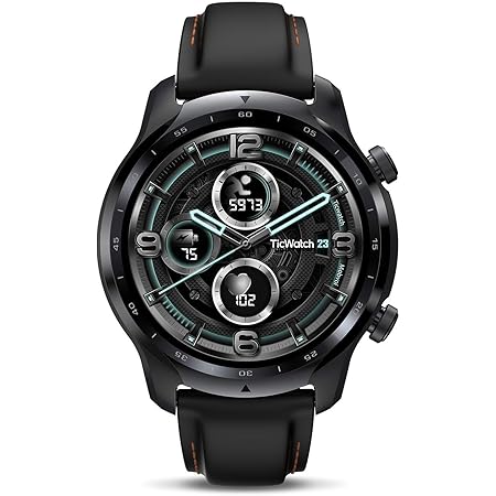 TicWatch Pro 3 GPS Smart Watch Men's Wear OS Watch Qualcomm Snapdragon Wear 4100 Platform Health Fitness Monitoring 3-45 Days Battery Life Built-in GPS NFC Heart Rate Sleep Tracking IP68 Waterproof
