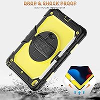 Vista 3 de Timecity - Funda para iPad de 987 generación, de 26 cm, versión 202120202019, con protector de pantalla integrado, soporte, portalápices, funda