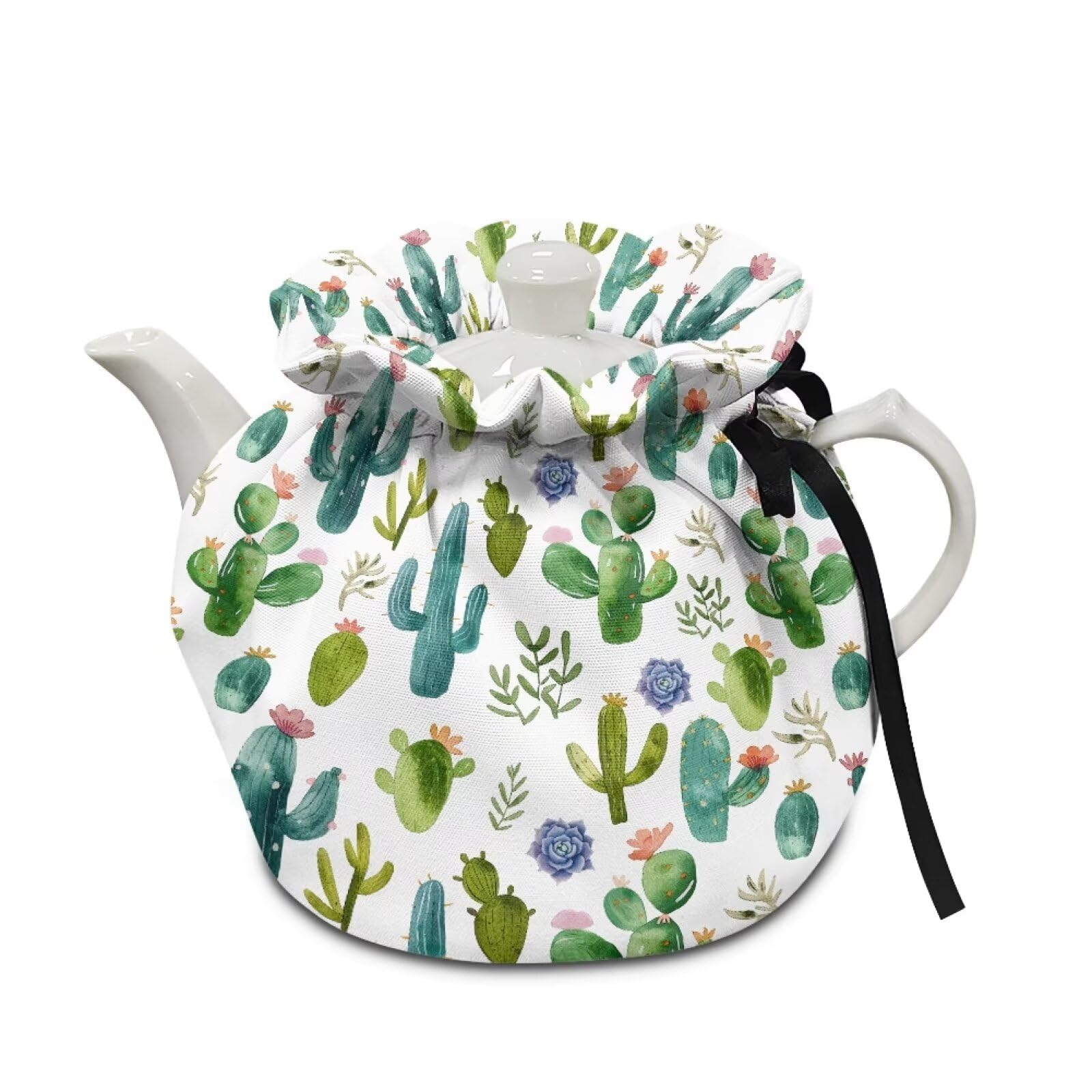 Cozeyat Cactus Tea Cozy for Teapot Insulated, Tea Pot Cover for Keeping Warm Breakfast Pot Cover, Home Kitchen Decoration