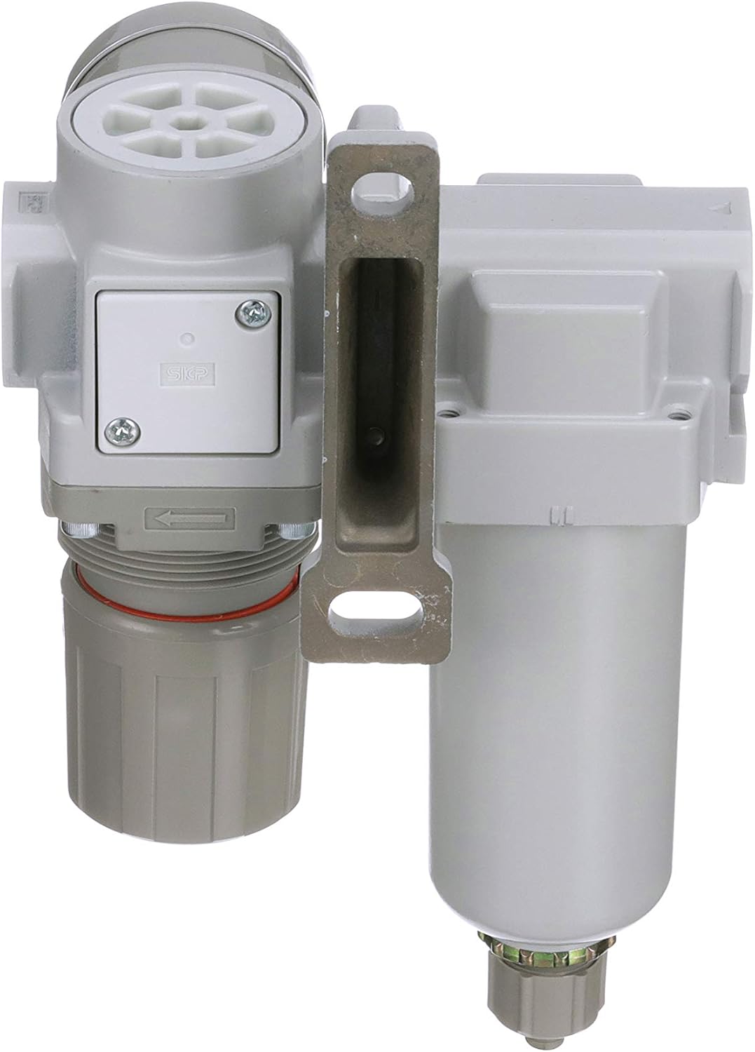 PneumaticPlus SAU320-N03G-MEP Compressed Air Filter Regulator Combo 3/8" NPT - Metal Bowl, Manual Drain, Bracket, Gauge - Image 6