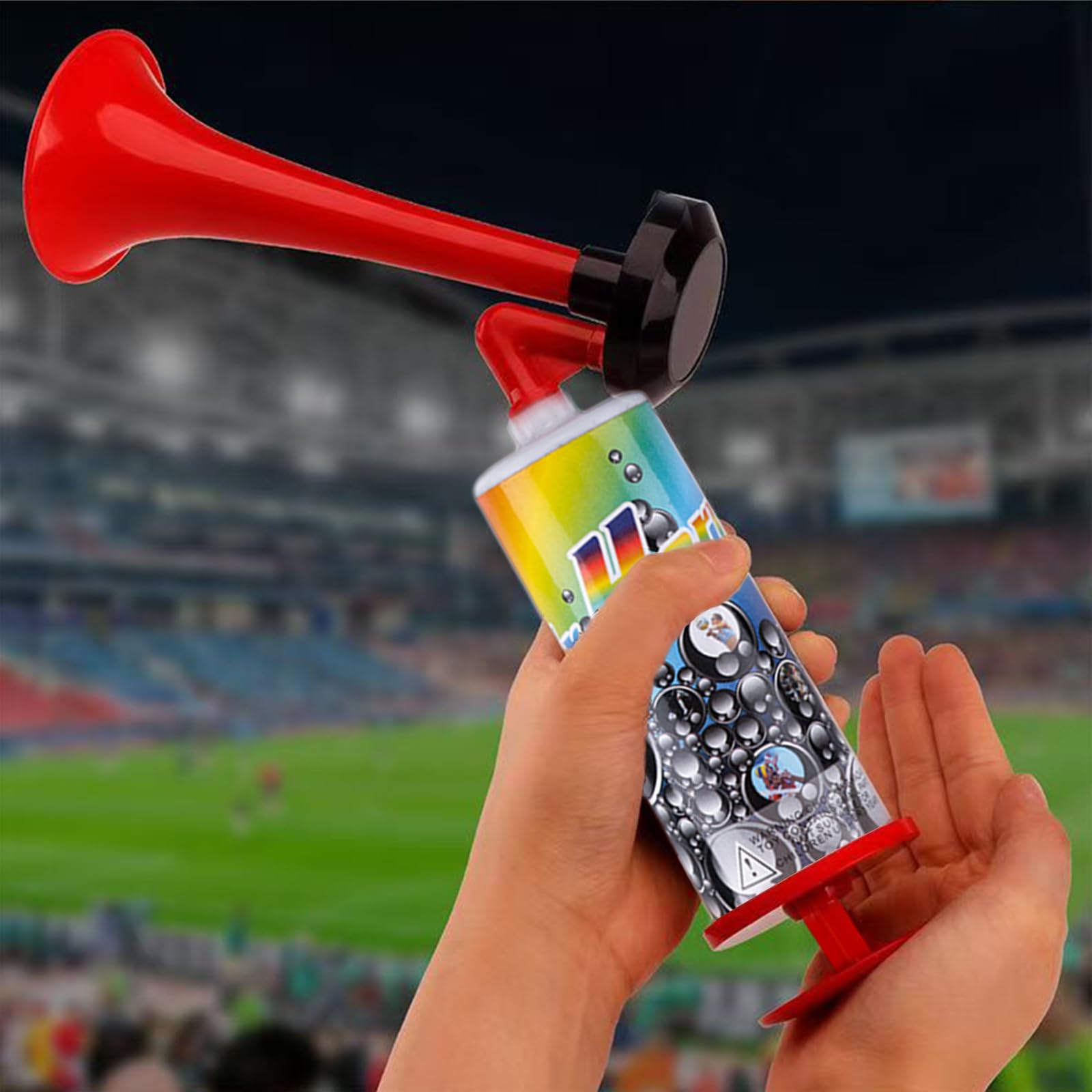 Tromba da Stadio, Trombetta da Stadio, Trombetta, 2 PCS Loud Handheld Air Horn Clacson a Gas Tromba, Air Horn per Partite di Calcio, Eventi Sportivi, Nautica, Celebrazioni
