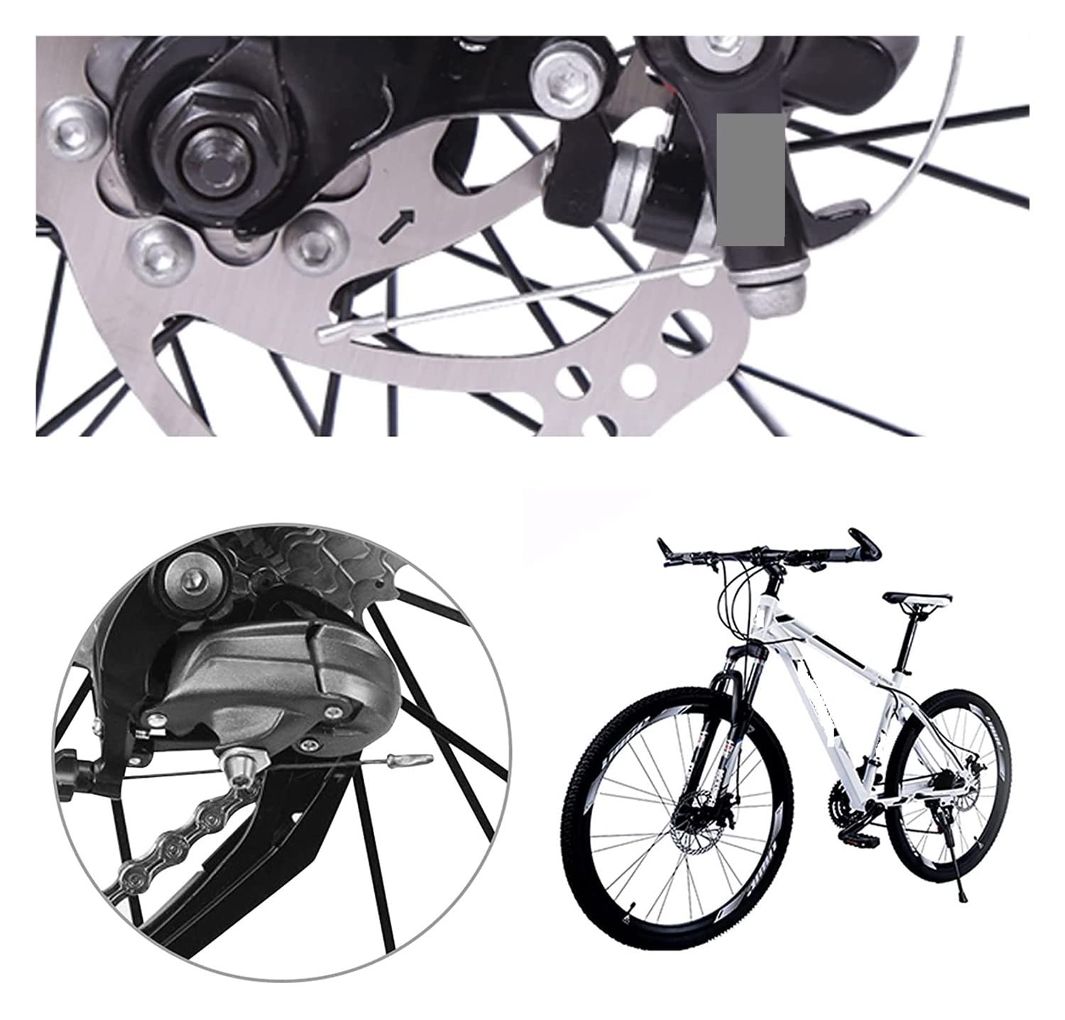 Moto Tuyau d'Huile Frein Câble Manette Vitesse Longueur 2M avec Embout 5 Pièces pour VTT Montagne Route Vélo Dérailleur Frein Changement Vitesse Câble Intérieur Fil Ligne(B)
