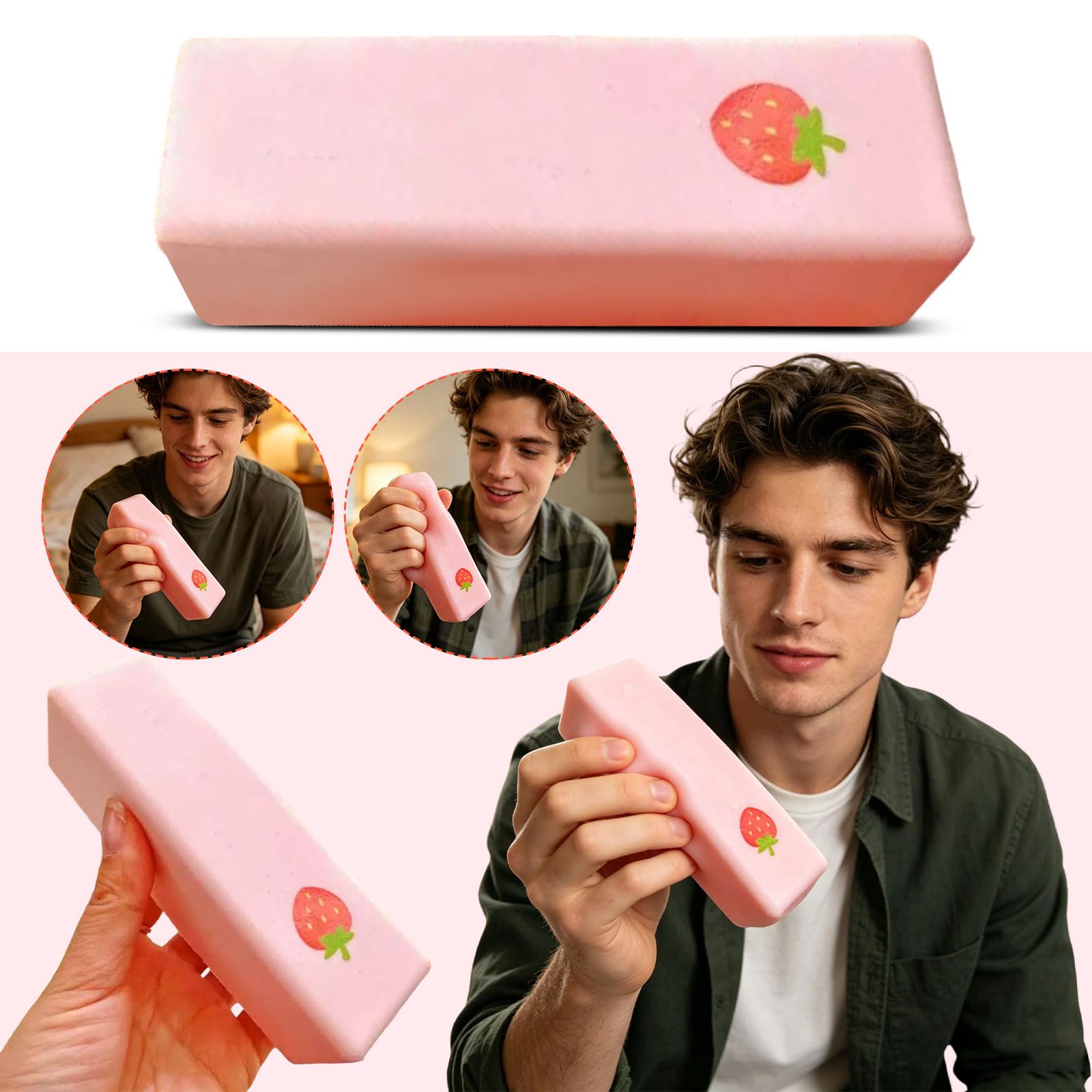Squishy Beurre Anti-Stress – Bâtonnet Ultra Doux à Lent Retour – Fidget Pour Bureau Et École