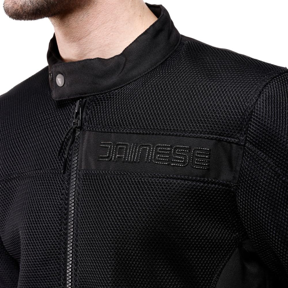 DAINESE Lisbona Air Tex Jacket Giacca Moto Uomo in Tessuto Mesh Ventilato per Estate Uso Urbano e Touring Leggera e Traspirante Uomo