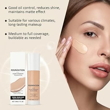 FunnAura 30ML Colour Changing Foundation Long Lasting Dewy Finish for Fits Skin Hydrati
