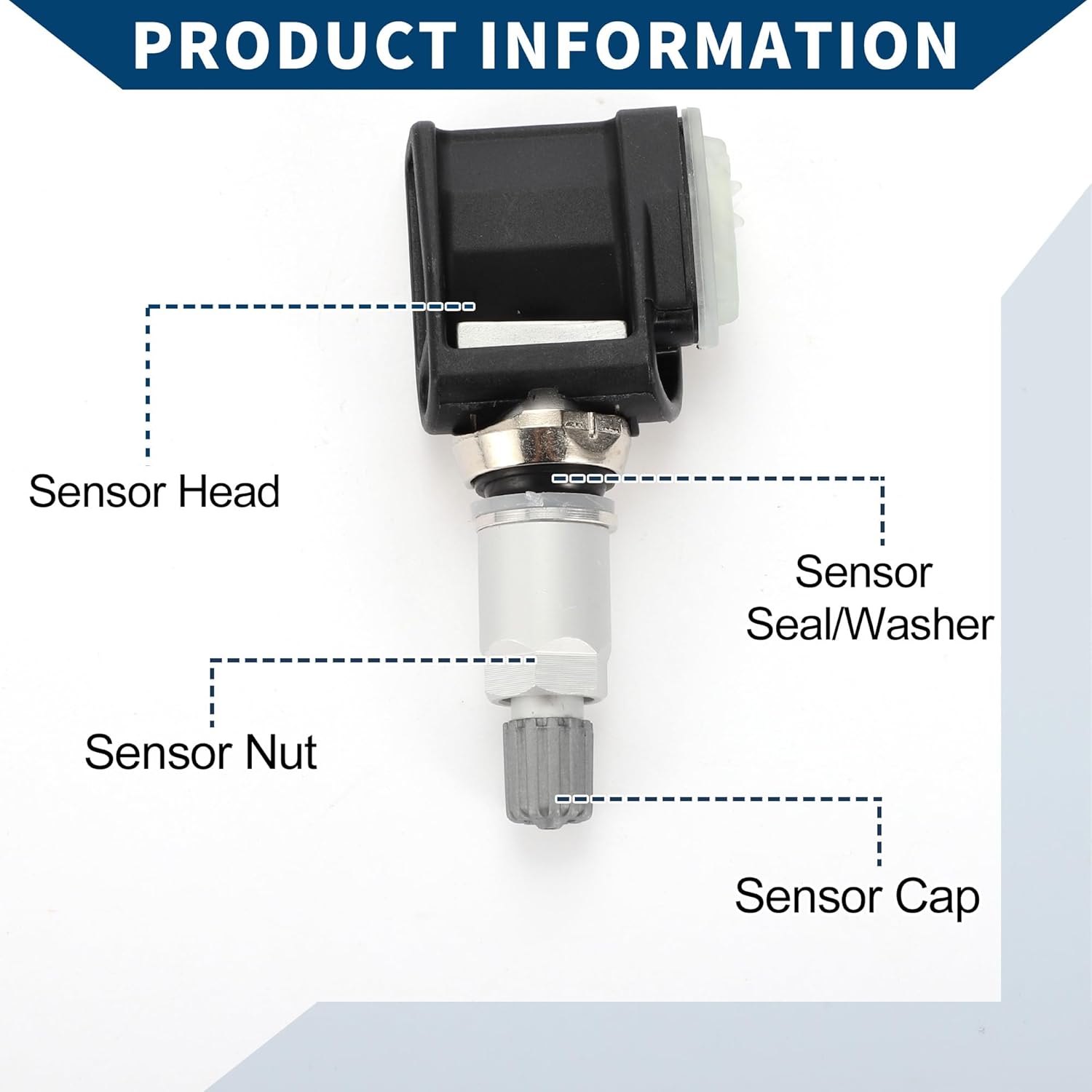 No.13598787 Tire Pressure Sensor for Cadillac ATS CTS 2016-2019 Tire Pressure Monitoring Sensor 4 Pcs