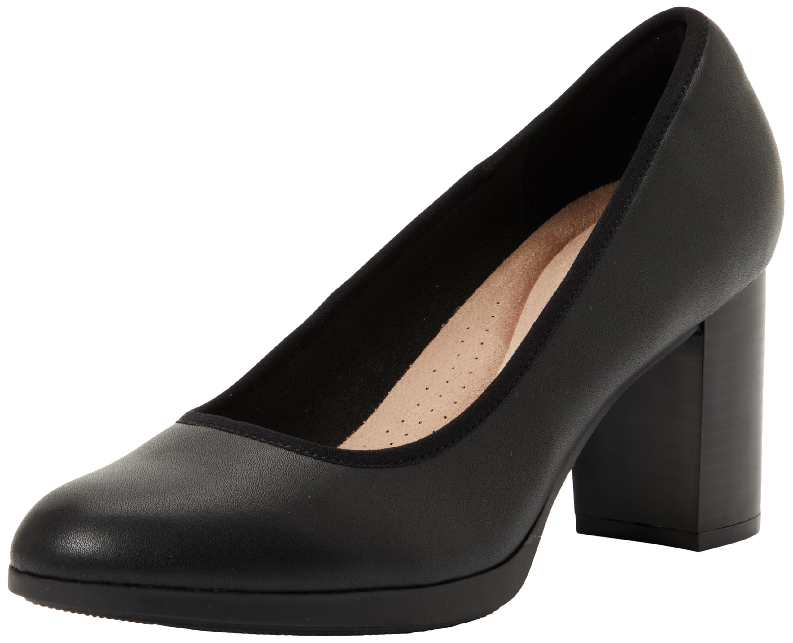 Clarks Bayla Carly Womens Black Leather, 6