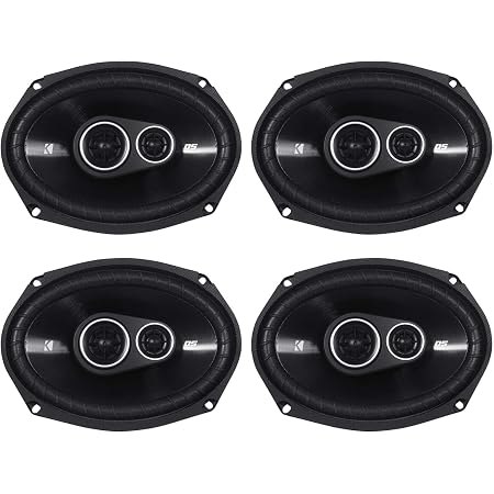 Amazon.com: (4) Kicker 43DSC69304 DSC6930 6x9 360 vatios 3-Way Car Audio  Altavoces 4-Ohm DS693 : Electrónica