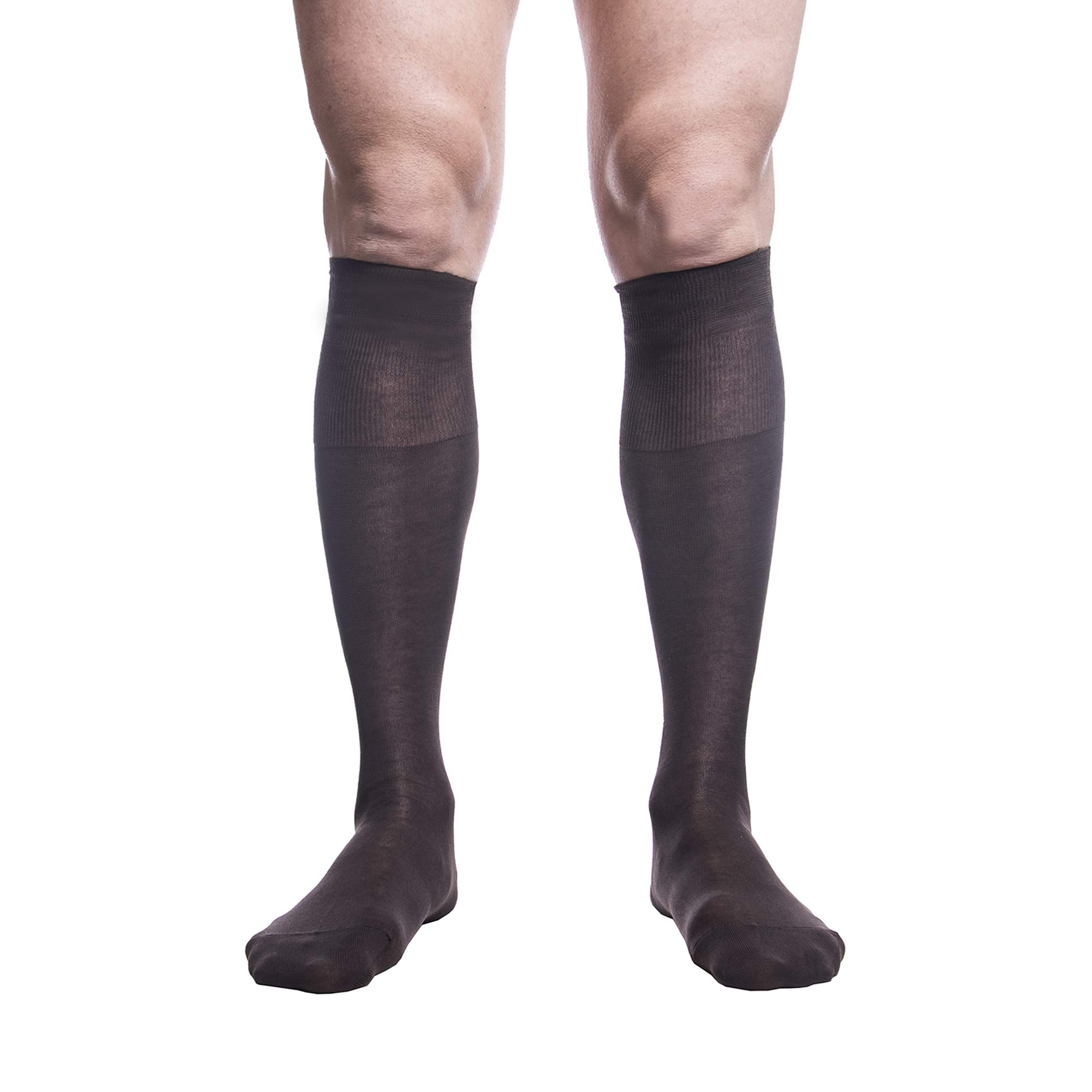 PETTI Artigiani Italiani - Calzini, Calze Uomo, Calzino Uomo, Calze Lunghe e Corte Uomo, 6 Paia Calze Uomo Filo di Scozia, 100% Made in Italy
