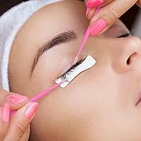 Vista 4 de Eyxformula 500 piezas de microcepillos para extensiones de pestañas, aplicadores micro desechables para maquillaje, arte de uñas y limpieza, hisopos