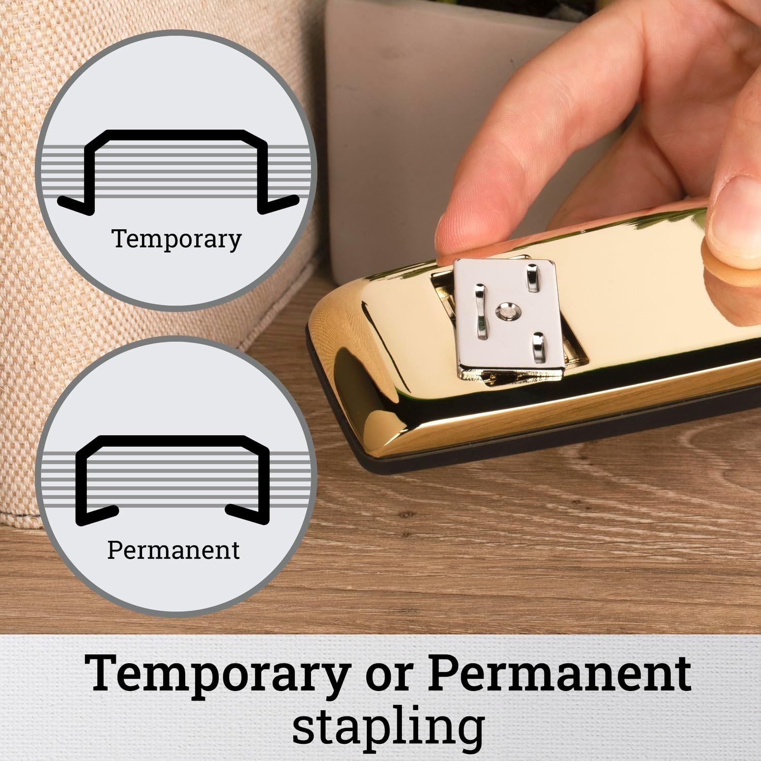 Swingline Stapler, 30 Sheet Capacity, 747 Business Stapler, Jam Free, Metal, Gold Chrome (74721)