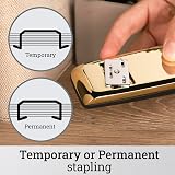 Swingline Stapler, 30 Sheet Capacity, 747 Business Stapler, Jam Free, Metal, Gold Chrome (74721) – view 7