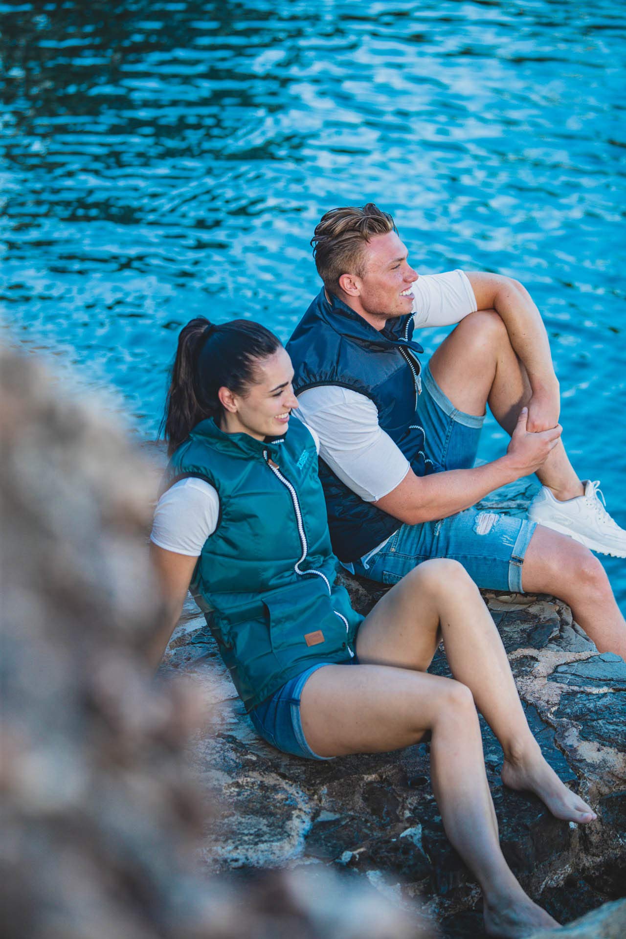 Jobe Womens 50N Bodywarmer - Dark Teal - Leichtgewicht - 50N ISO-Zertifiziert (Auftriebshilfe)