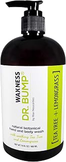 Waxness Dr. Bump Natural Botanical Hand and Body Wash with Tea Tree and Lemongrass 16 fl oz 480 ml
