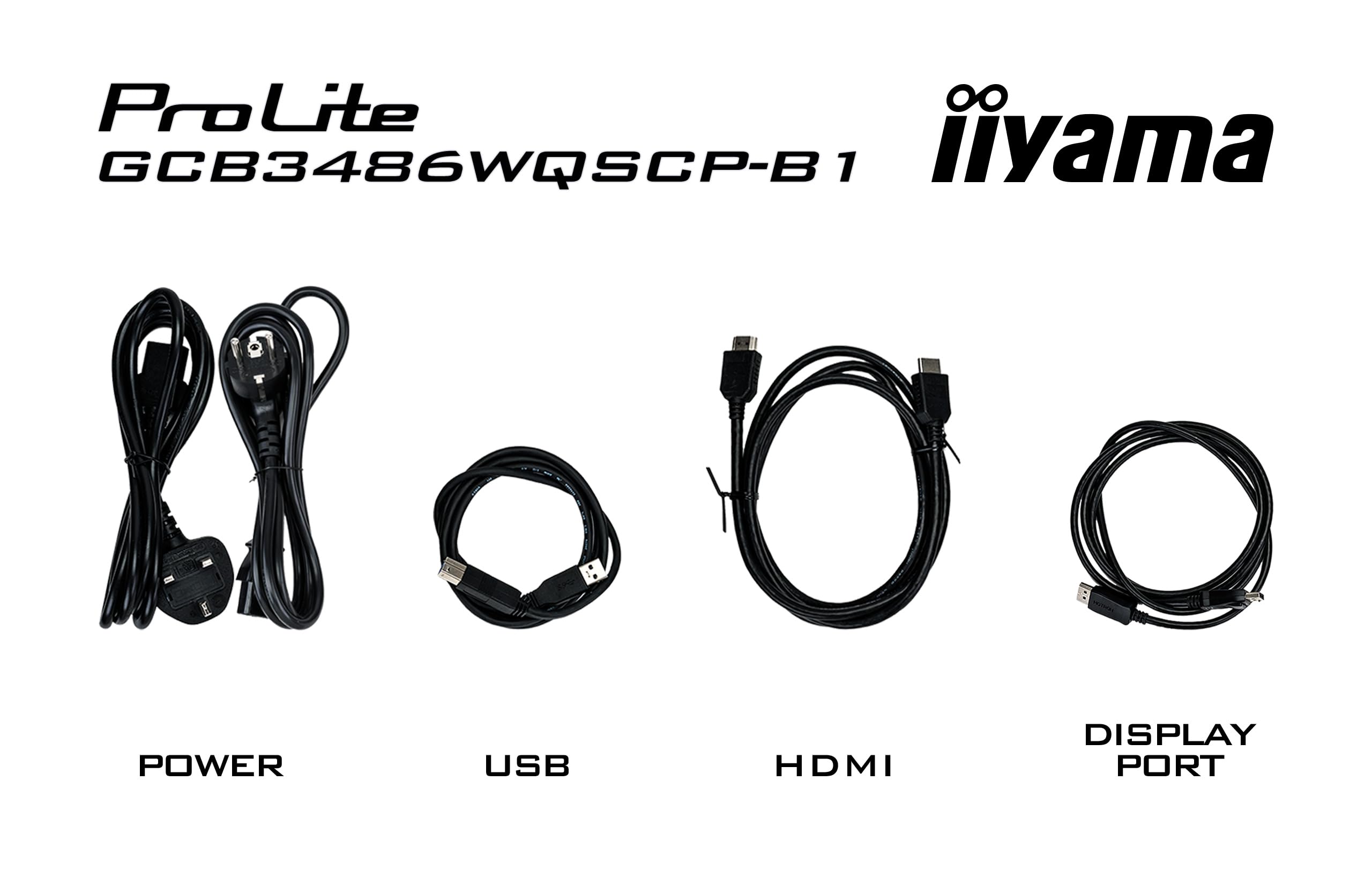 Iiyama G-Master Gcb3486wqscP-B1 Monitor Pc 86,4 Cm [34] 3440 X 1440 Pixel Ultrawide Quad Hd Nero (iiyama G-Master Gcb3486wqscP-B1 Computer Monitor 86