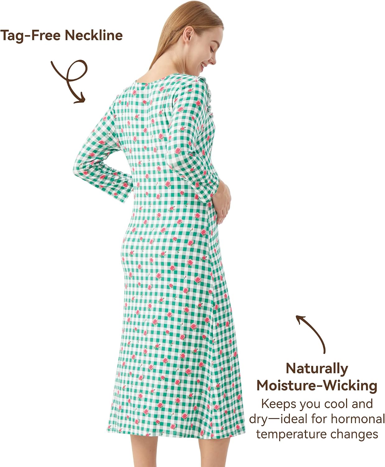 Women's Maternity Dress-Viscose Made from Bamboo Soft Casual Dress Baby Shower Pregnancy Dresses