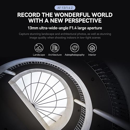 Miniatura 4 de VILTROX Lente gran angular de 0.512 in f1.4 F1.4 para cámara Nikon, lente APS-C de enfoque automático para cámara Nikon z Mount Z50 Z30 Z6II Z7II Z5