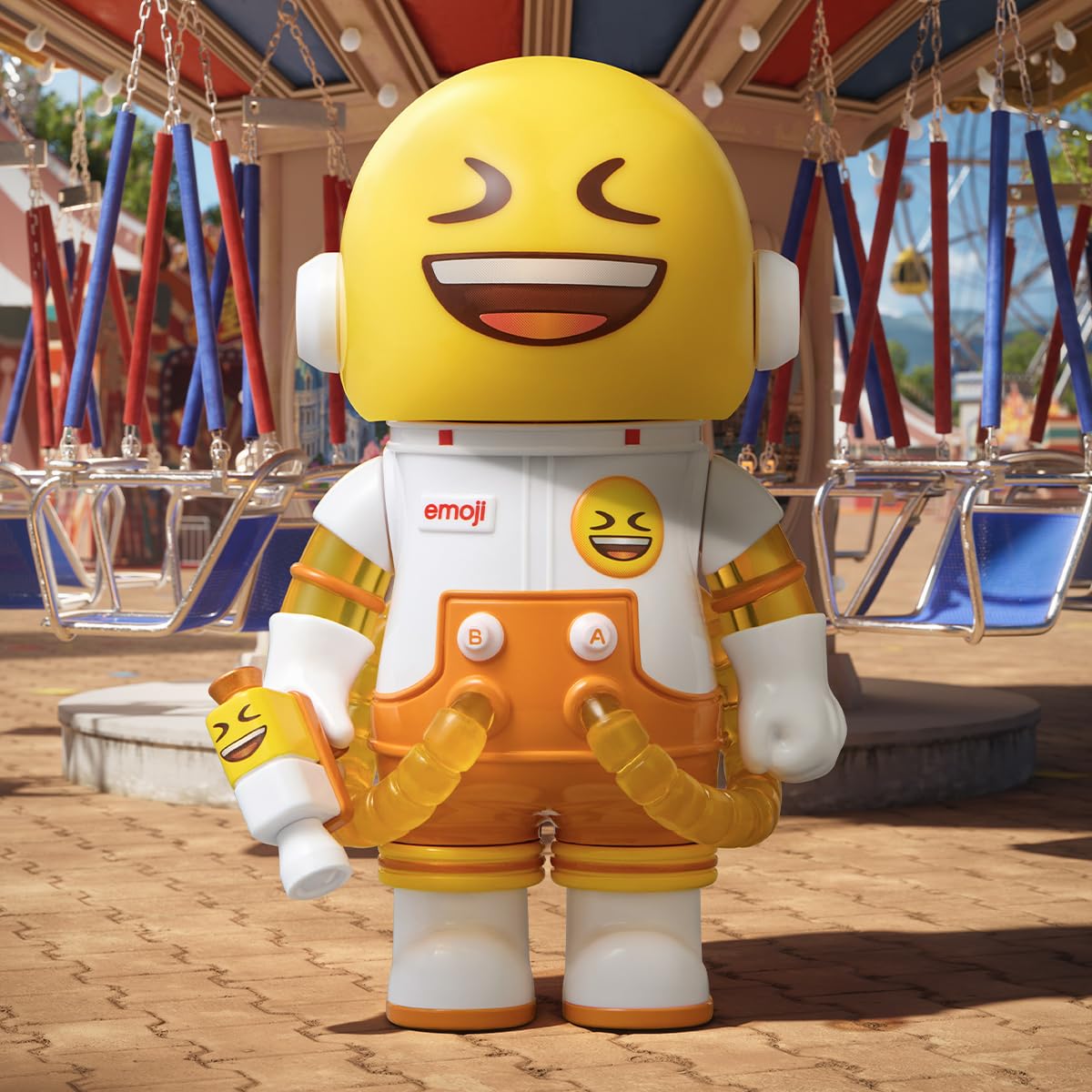 Amazon.co.jp: POP MART MEGA SPACE MOLLY 100% × emoji