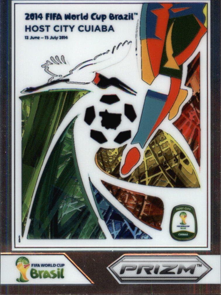 2014 Panini World Cup Prizm World Cup Posters #3 Cuiaba Soccer Card NM-MT