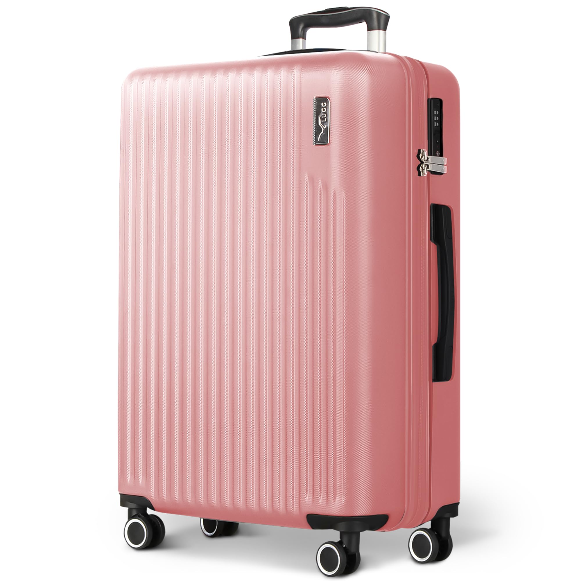 LUGG 20inch Vacay Suitcase ABS Luggage with TSA Indent Lock, Aluminium Trolley Handle, 360° Spinner Wheels, Water-Resistant & Durable Material - Airline Compatible (55 x 23 x 35cm) — view 36