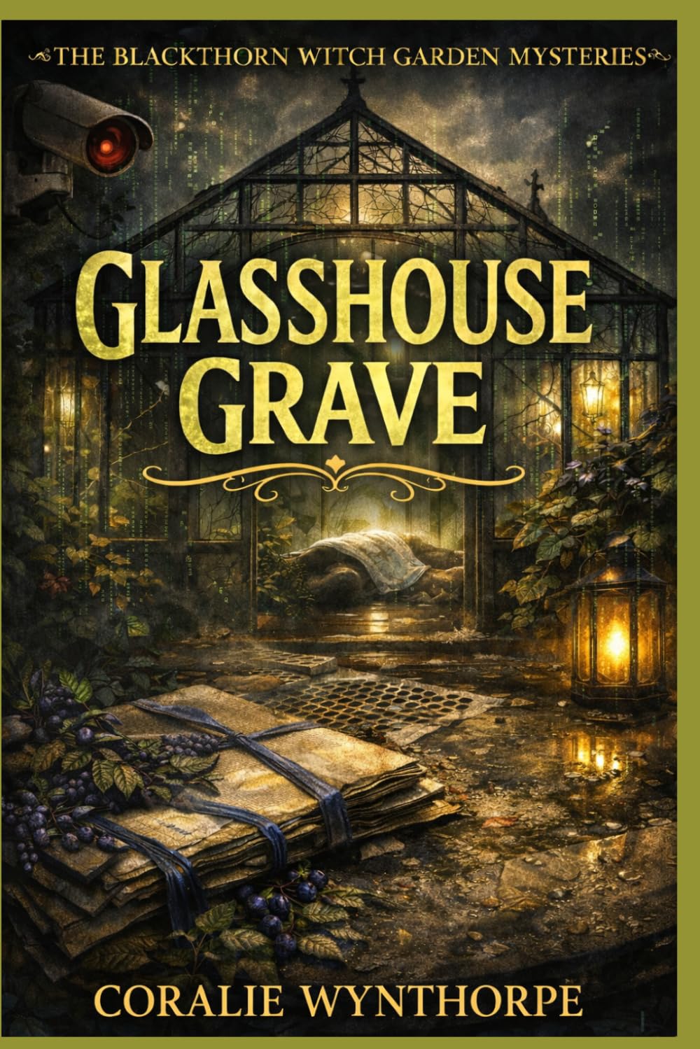 Glasshouse Grave: A Paranormal Garden Mystery of Smart Greenhouses, Deepfake Alibis, and Murder (The Blackthorn Witch Garden Mysteries)