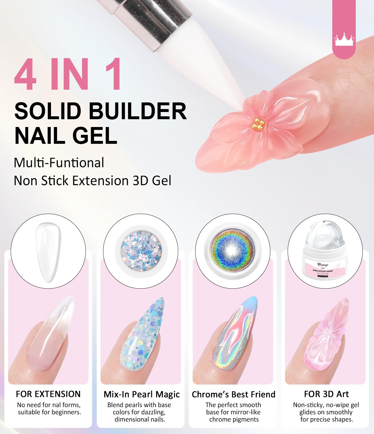 Solid Builder Gel for Nails BISHENGYF - Image 3