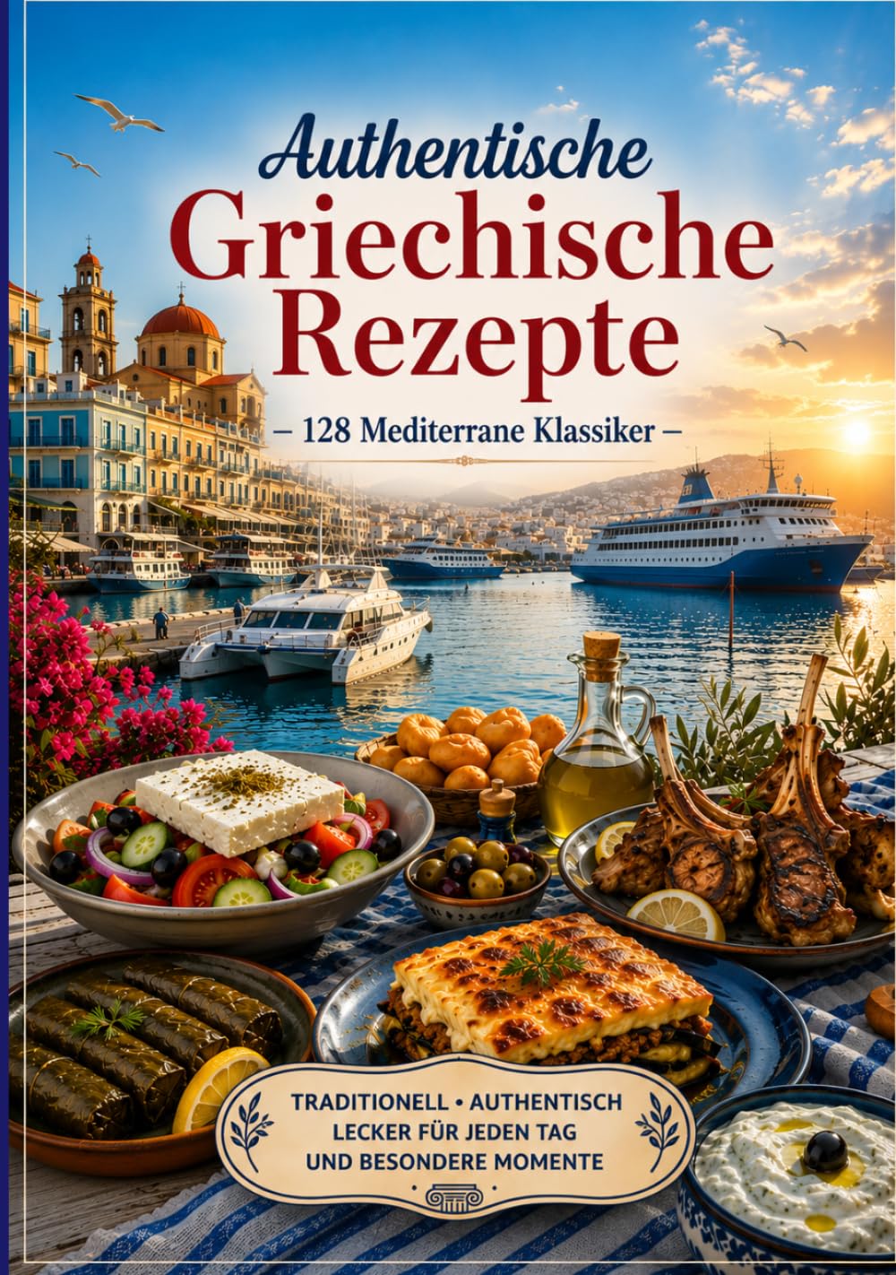 Authentische Griechische Rezepte – 128 Mediterrane Klassiker: TRADITIONELL • AUTHENTISCH • LECKER FÜR JEDEN TAG UND BESONDERE MOMENTE