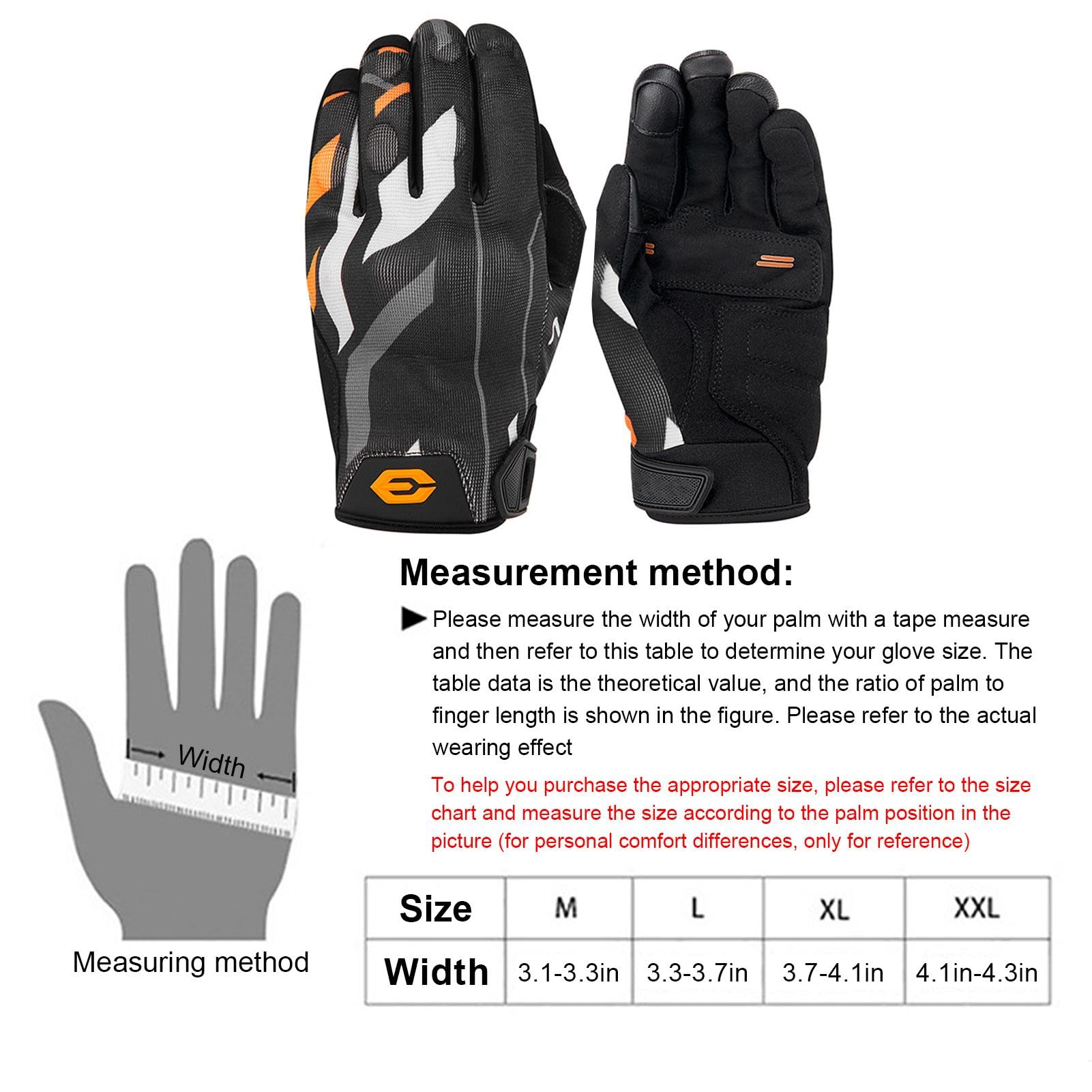 Guanti da moto, Guanti da moto da uomo | Guanti da equitazione | estivi,Guanti da motociclista per uomo Moto, Guanti da moto touchscreen antiscivolo, traspiranti per uomo Donna Motocross