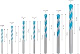 Bosch 7x EXPERT CYL-9 MultiConstruction Drill Bit Set (for Concrete, Soft tiles, Ø 4-12 mm, Professional Accessory Impact Drill/Driver, Rotary Drill/Drivers) - 3
