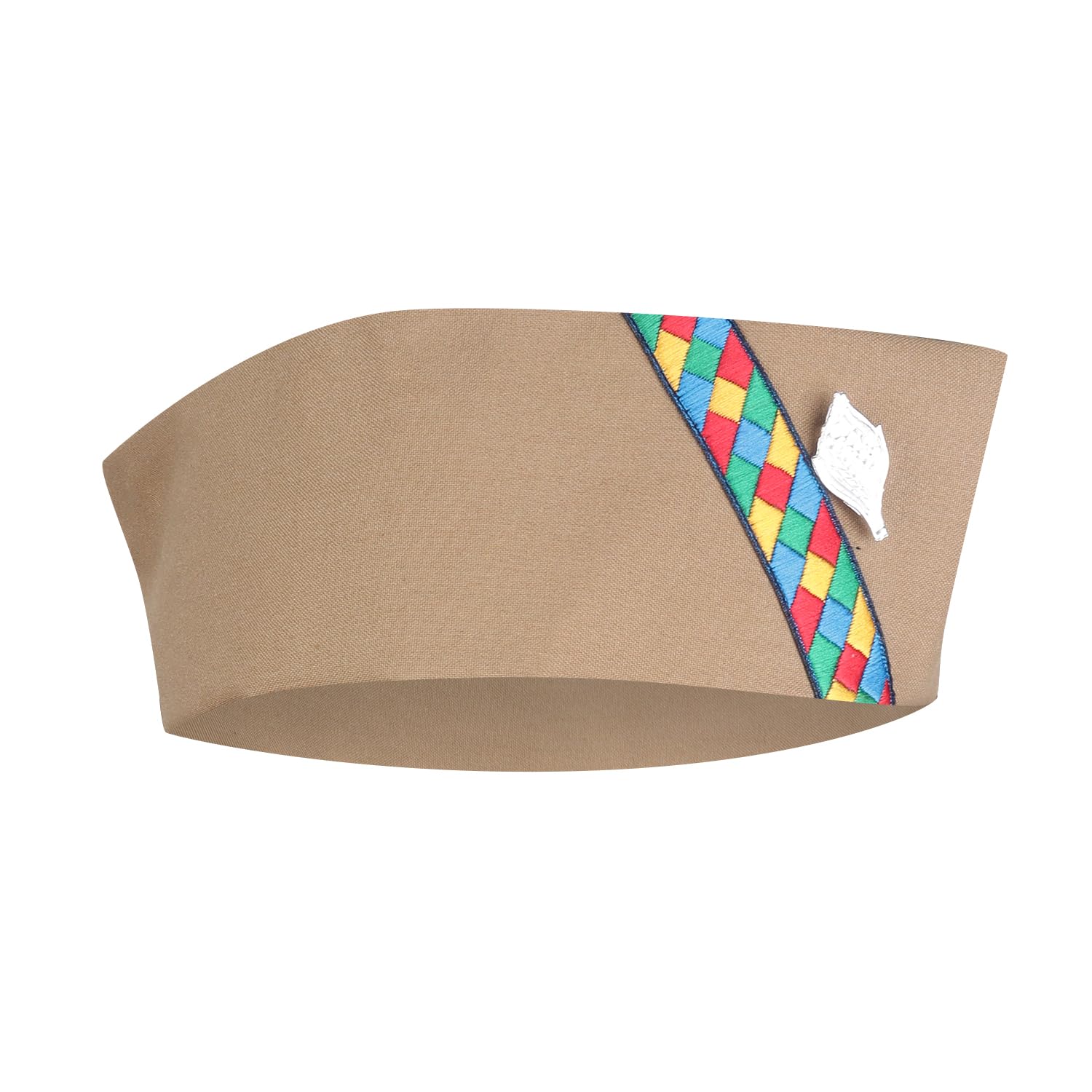 Men's Cotton Blended Uttarakhand Cap u-01 (Beige_Free Size) (Pack of 1)