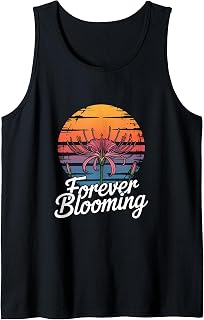 Red Bloom Lycoris Radiata Garden Flower Tank Top