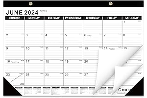 GuassLee Desk Calendar 2024-2025 - Large Print Desk Calendar