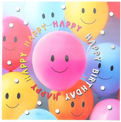 Depesche 14001-030 – Tarjeta de felicitación 3D con música, divertida tarjeta de cumpleaños con diseño colorido, texto a juego y texto interior