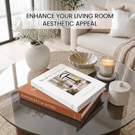Decorative Books for Modern Home, Fake Books Storage Boxes for Decoration