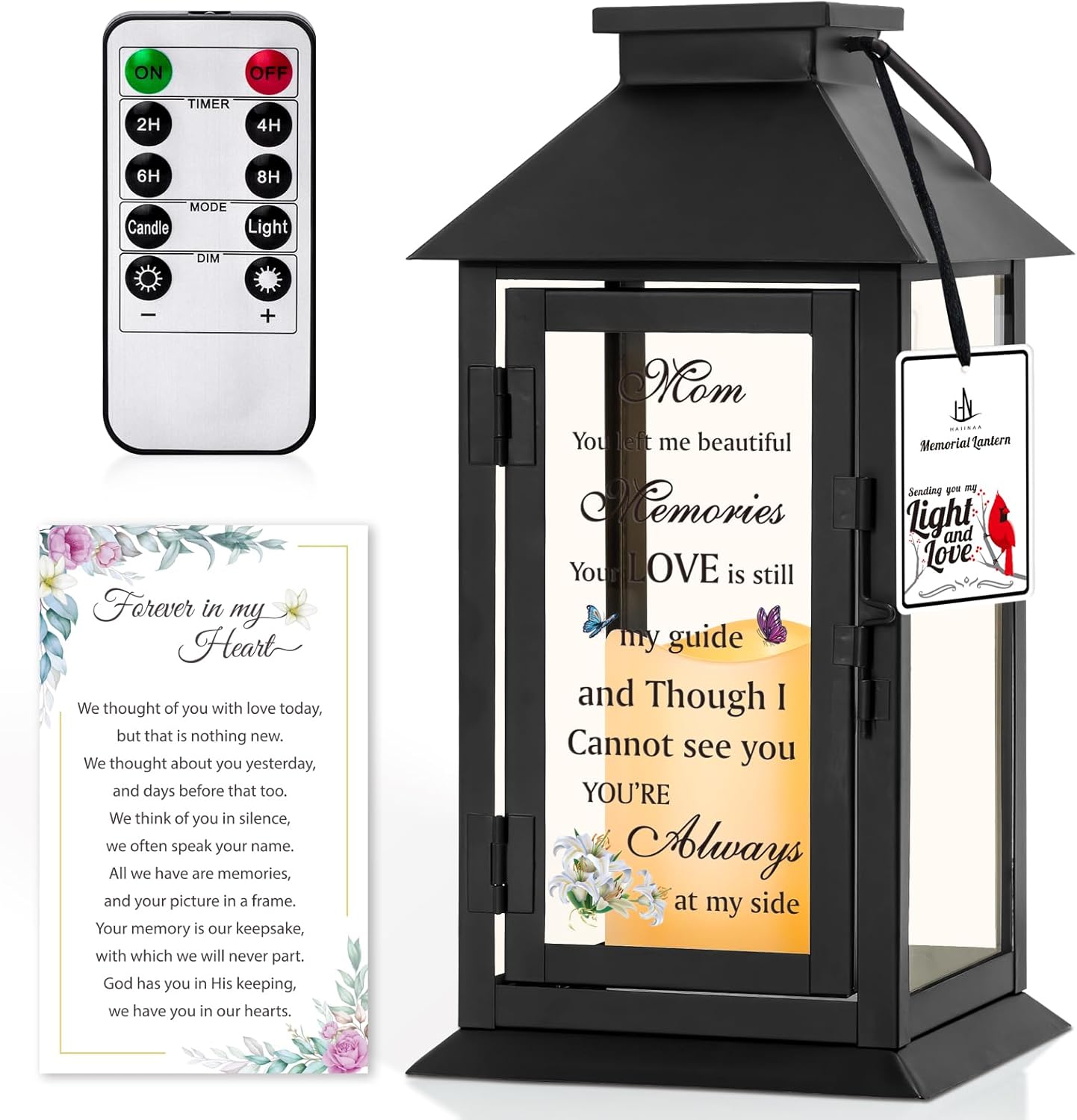 Memorial Lantern Bereavement Gifts in Memory of Loved One Memorial Gifts for Loss o...