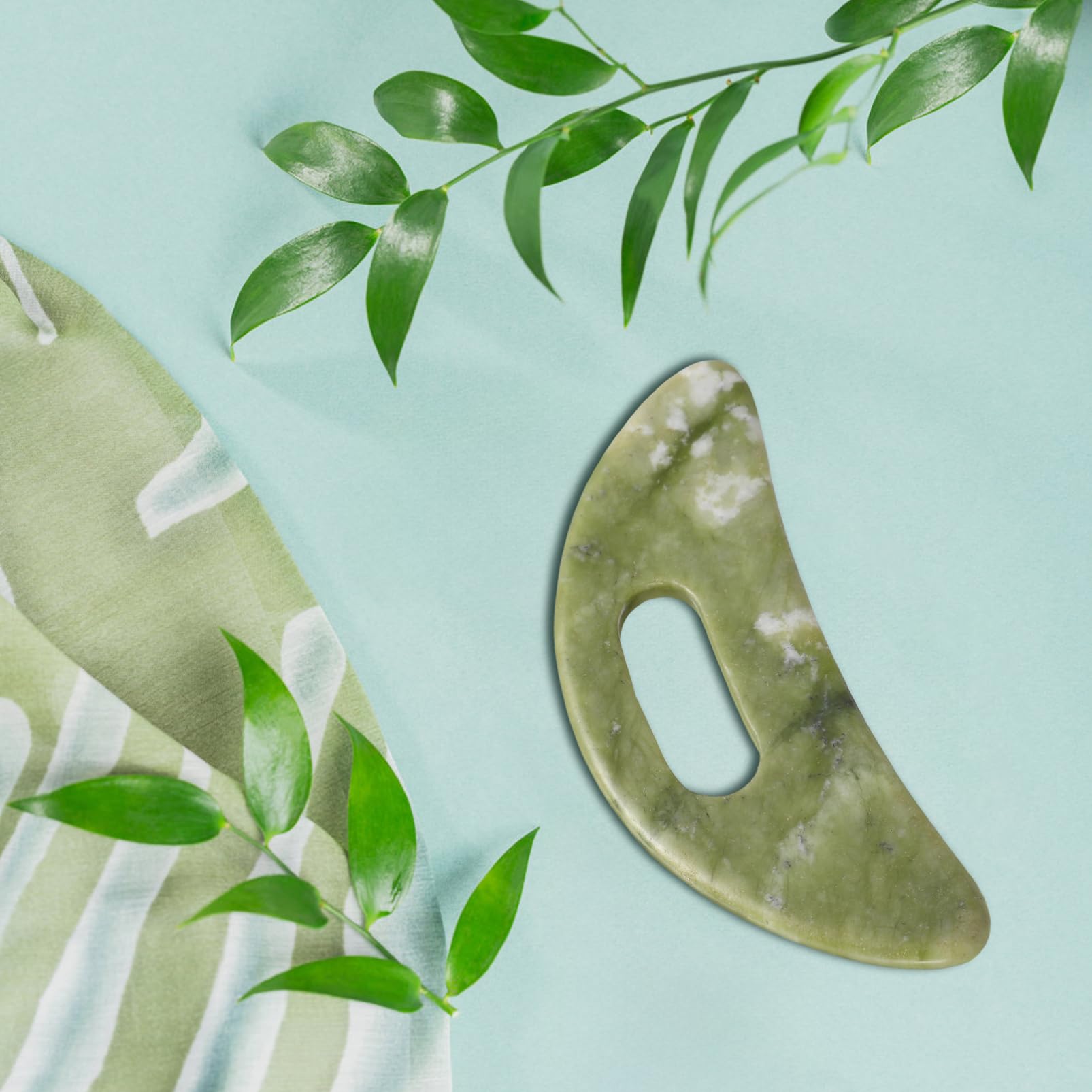 MAGICLULU 5 Piezas Tabla de raspar de jade tratamiento facial masaje facial gua sha electrico herramienta facial gua sha masajeadores faciales masajeador facial masajeador muscular Xiuyu