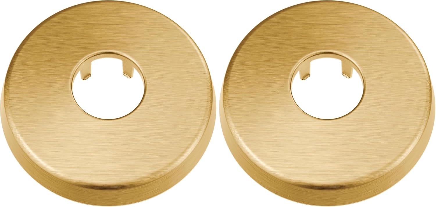 Moen Brushed Gold Modern Shower Arm Flange, 137488BG