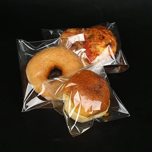 Miniatura 10 de 180 bolsas de celofán autosellantes transparentes  5 x 7 pulgadas, plástico transparente de 1.4 mils, bolsas reutilizables autoadhesivas para